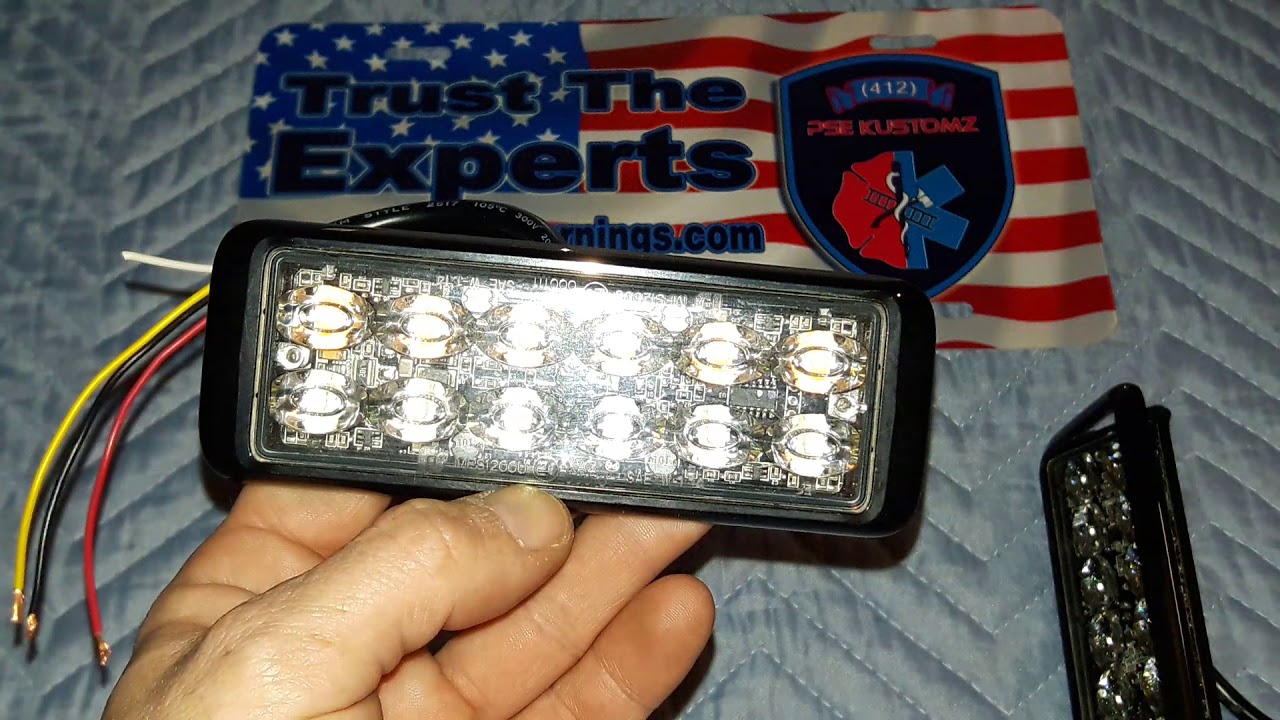 Federal Signal MicroPulse Ultra 1200-BA Slim Surface Mount Led Lights