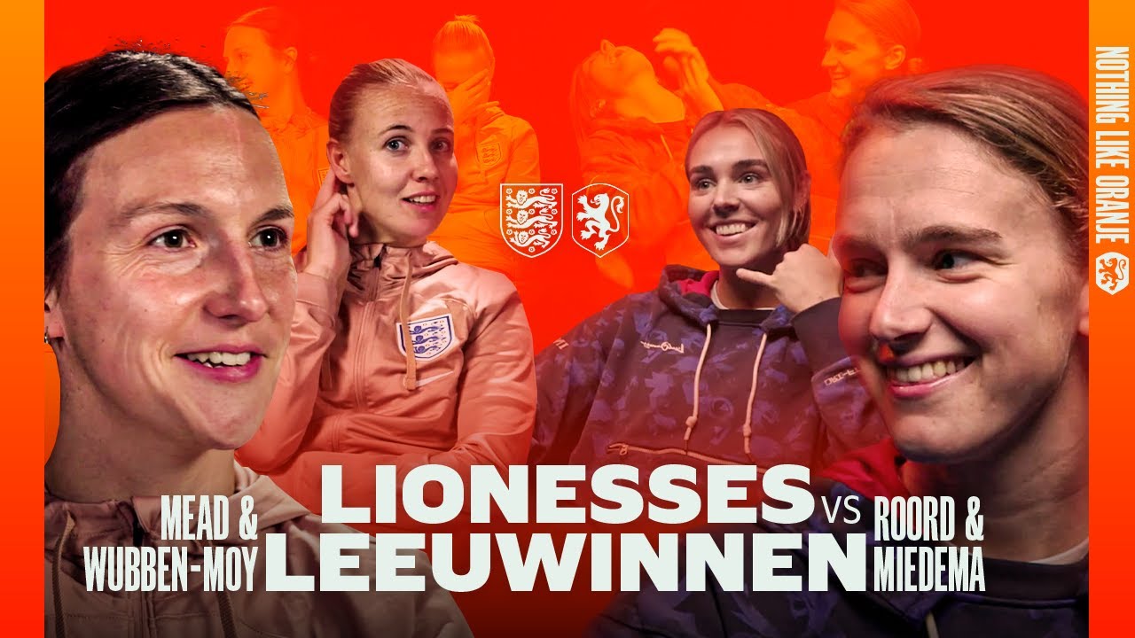 Leeuwinnen vs. Lionesses quiz! 🦁⚔️🦁 | ROORD & MIEDEMA X MEAD & WUBBEN-MOY 🇳🇱🏴󠁧󠁢󠁥󠁮󠁧󠁿
