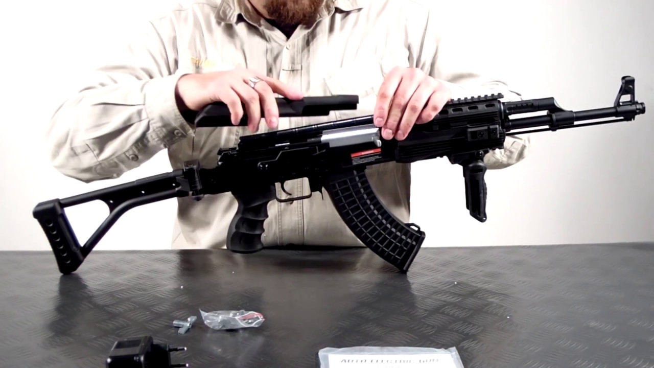 Cyma CM.028U - AK-47 Tactical Airsoft Replica Unboxing