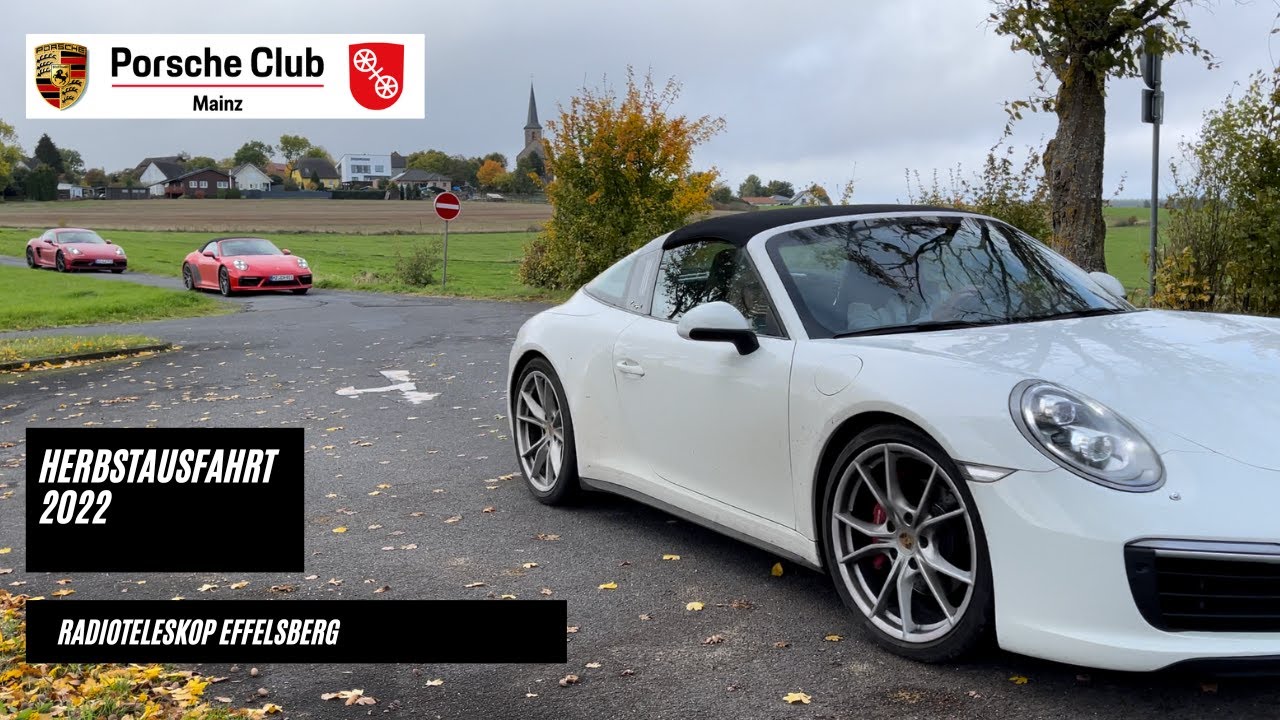 Porsche Club Mainz - Herbstausfahrt 2022
