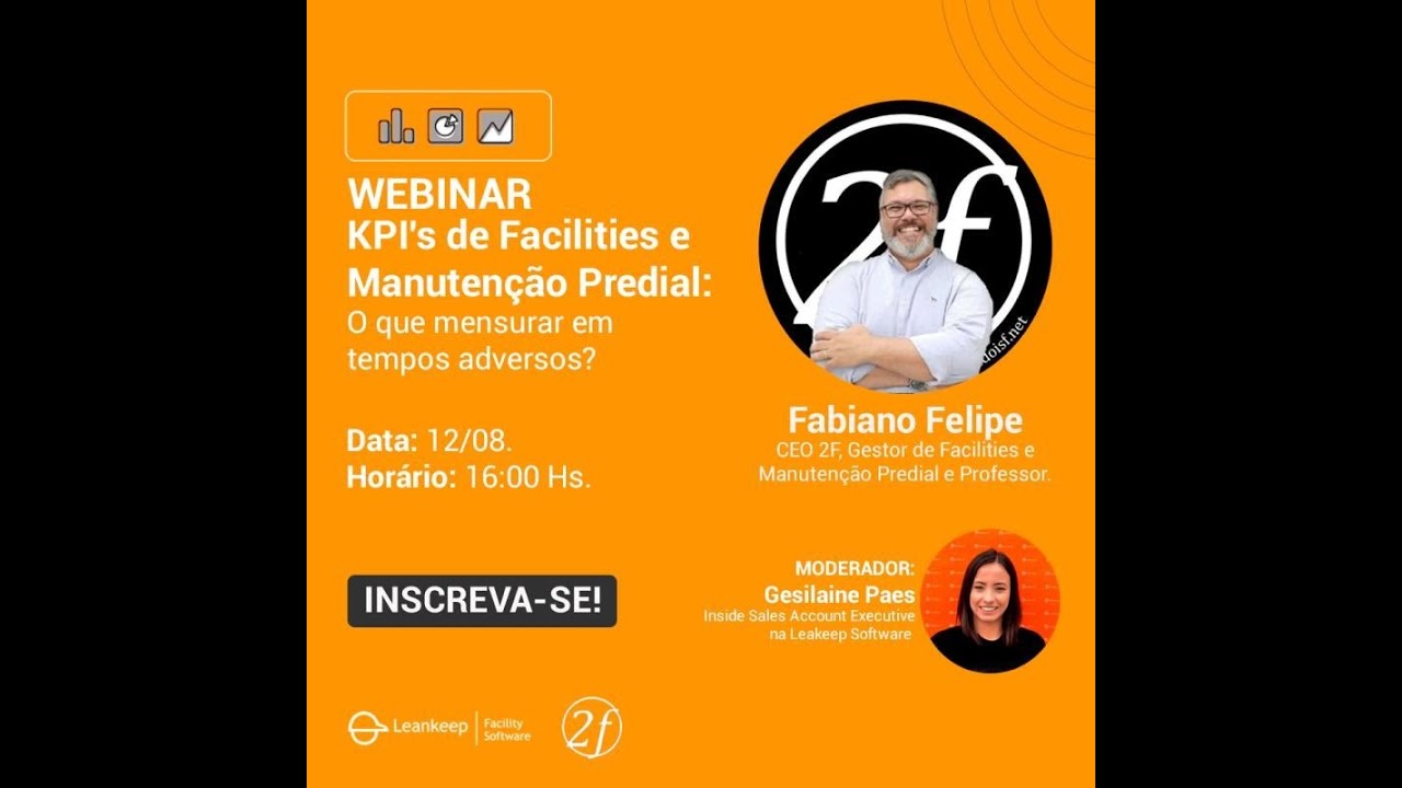 Webinar KPI´s de Facilities e Manutenção Predial - O QUE MENSURAR EM TEMPOS ADVERSOS?