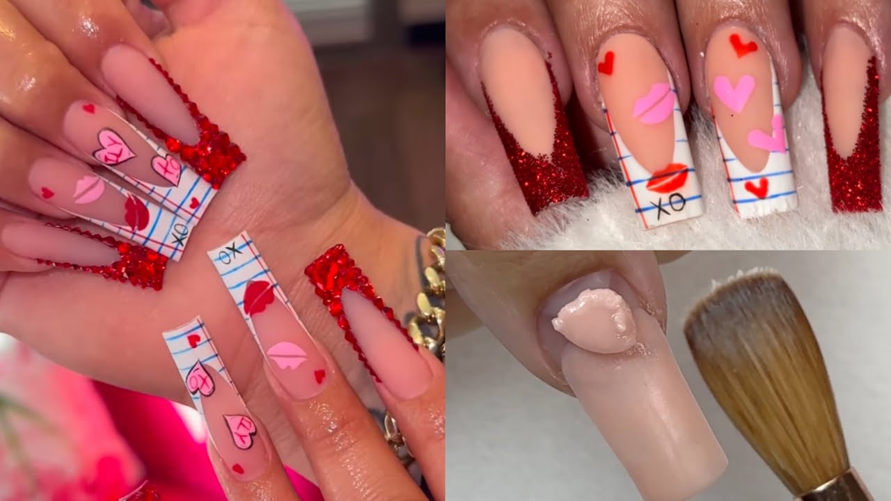 Uñas de San Valentín ✨💕 Recreando Uñas de Instagram | Tendencia en Uñas 2025 | Jaayart #nails