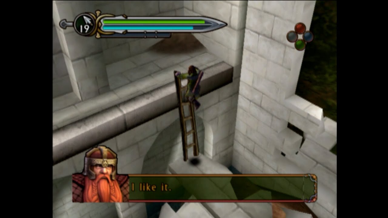 PS2 Lord of the Rings: Aragorn's Quest - Level XIV: The Docks of Harlond [King Difficulty] 100%