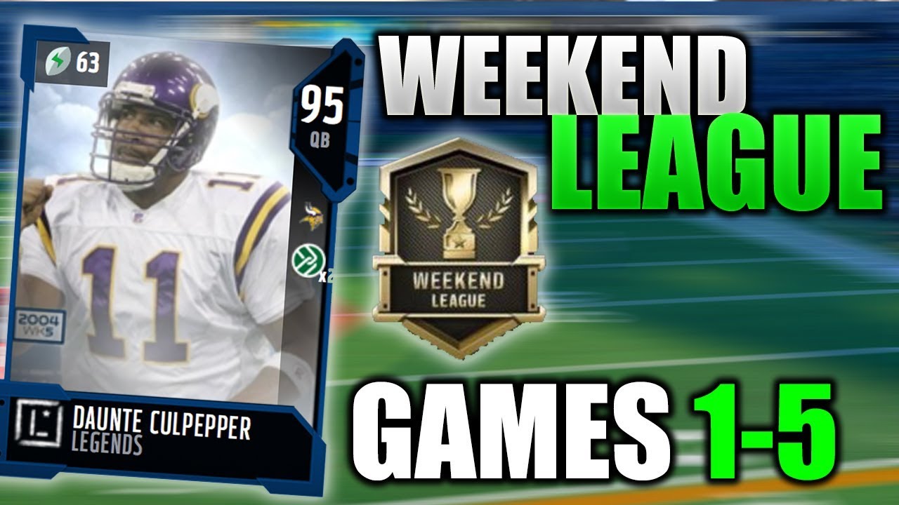 NEW ONE PLAY TOUCHDOWN DESTROYS WEEKEND LEAGUE | Weekend League Recap Games 1-5