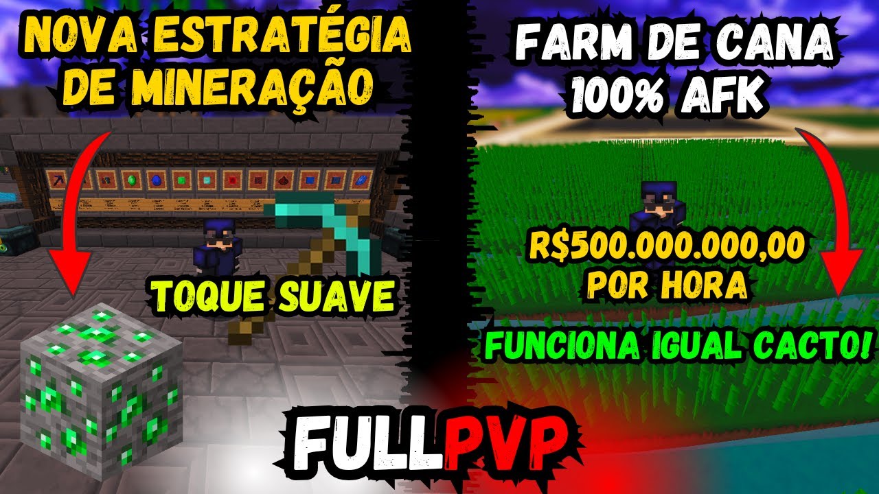 FULLPVP CLÁSSICO I  FIZ UMA FARM DE CANA 100% AFK E NOVA ESTRATÉGIA QUE RENDE MUITO MONEY I COMBOPVP