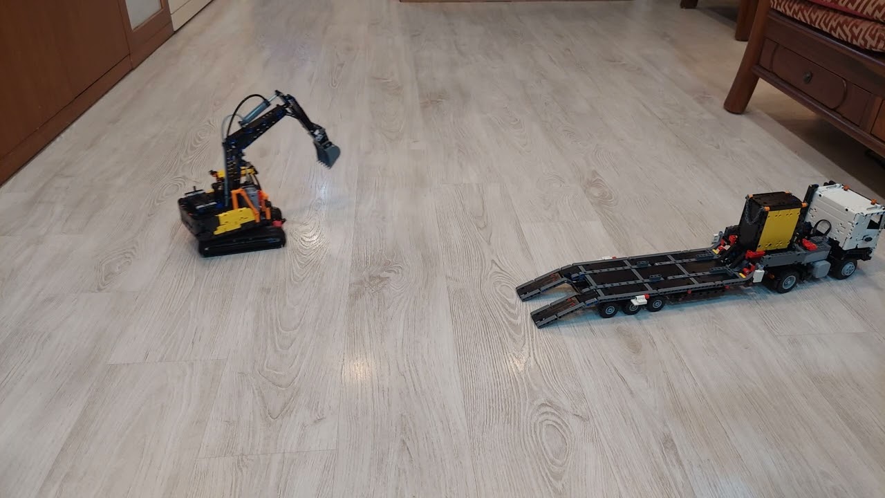 LEGO 42175 RC Volvo FMX Truck & EC230 Electric Excavator L motor Driving