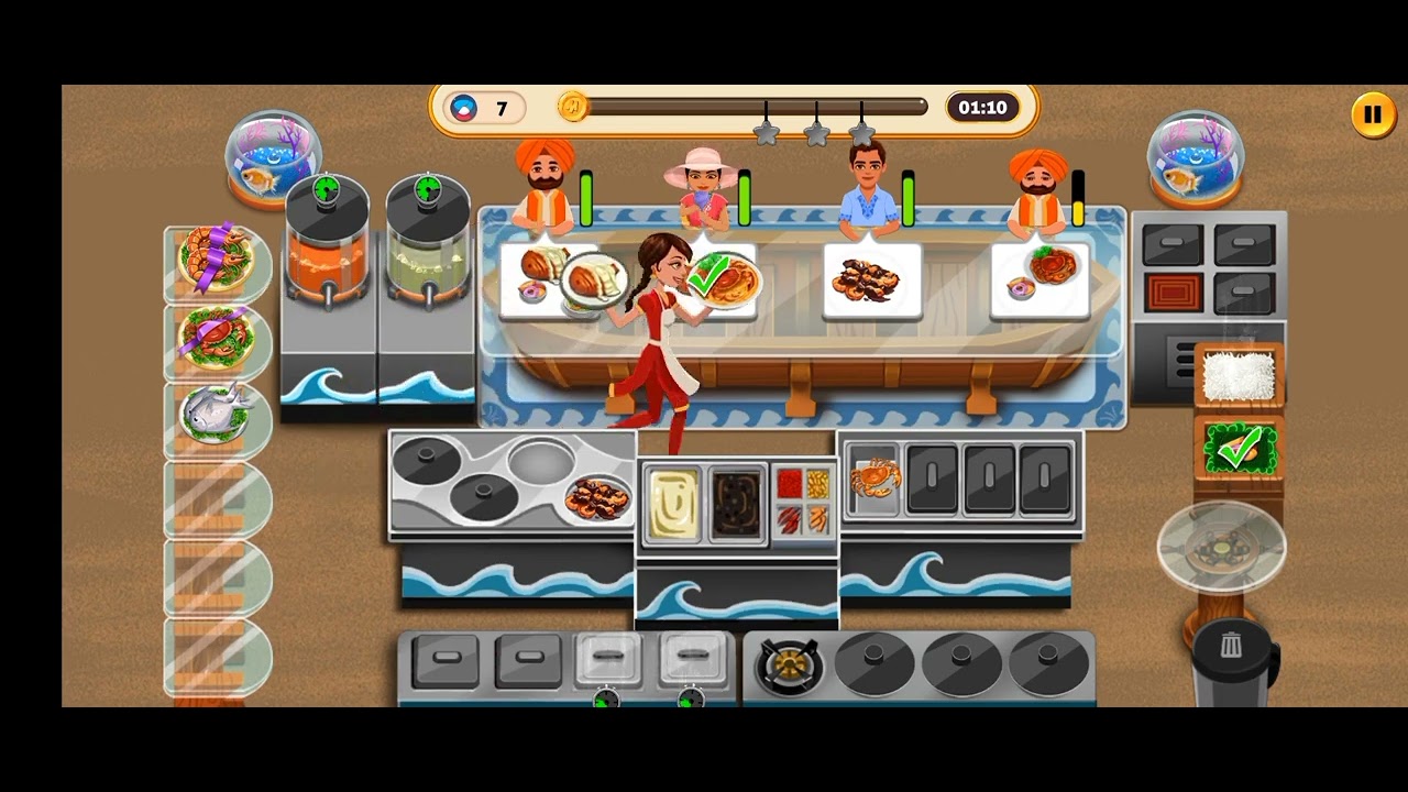 Masala express level 10 Coastal Delight Indian Restaurant Cooking Game