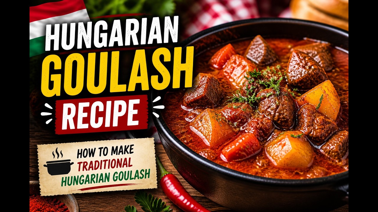 Hungarian Goulash Recipe | how to make traditional Hungarian goulash