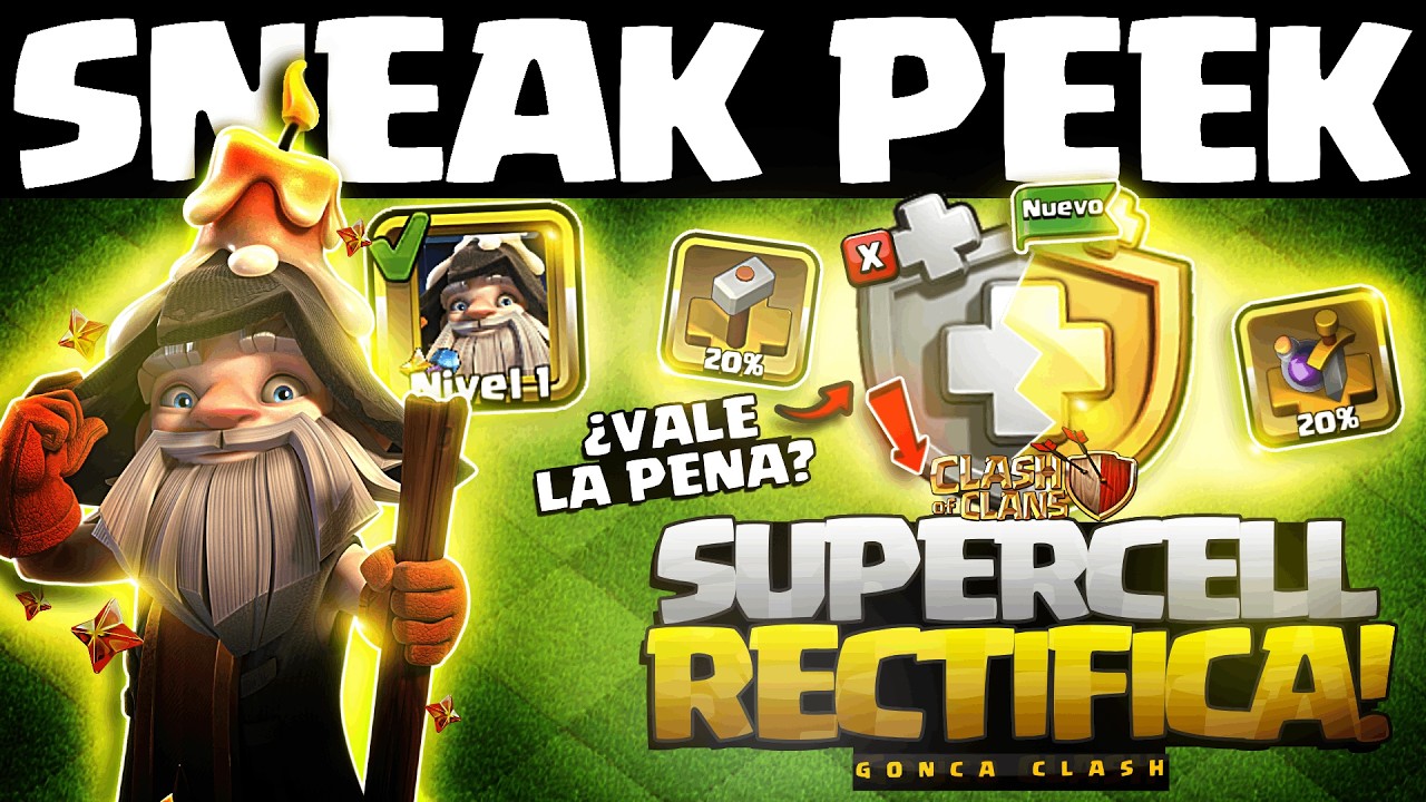 🚨 OFICIAL: SUPERCELL RECTIFICA! (PROSPECTOR y BOOST 20% ANTES) CAMBIOS PASE DE ORO | Clash of Clans