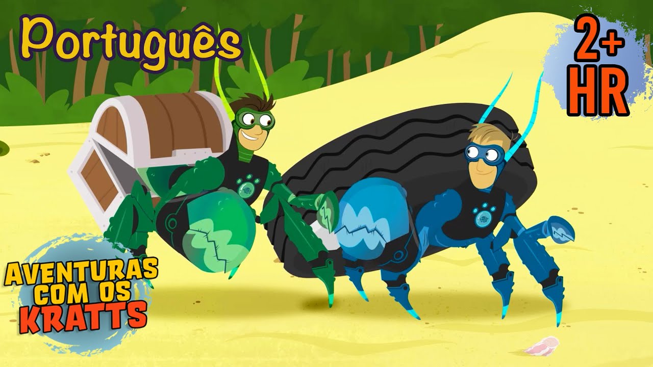 Caranguejos Eremitas com Conchas Estranhas [episódios completos] Aventuras com os Kratts