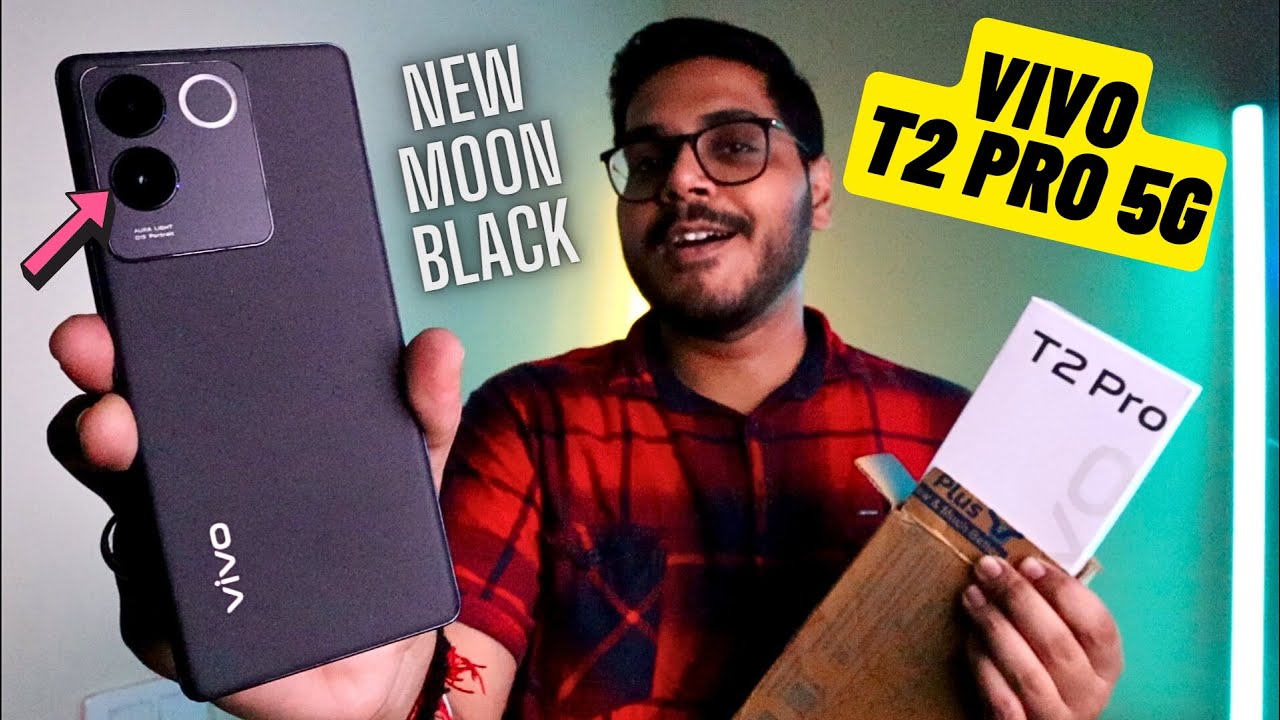 Vivo T2 Pro 5G (8+128GB) New Moon Black Unboxing and Full Overview | The New Amazing Phone Under 25K