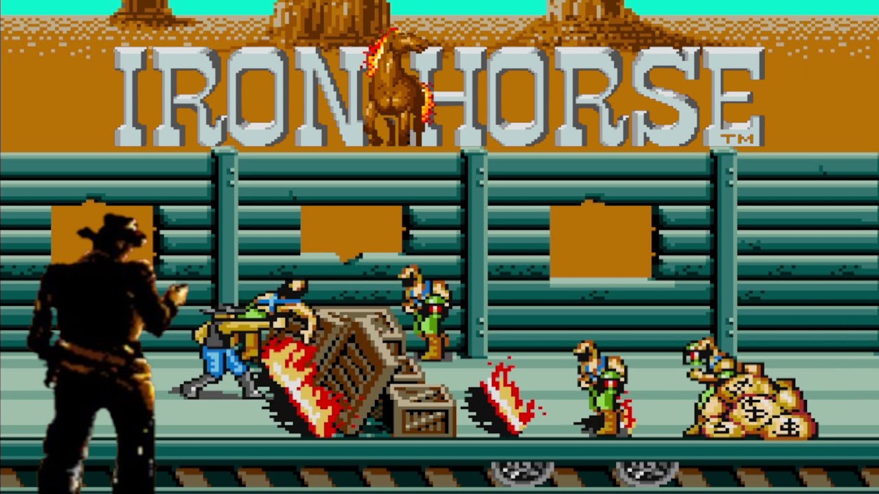 Iron Horse (Arcade, 1986) 1CC, Multi-Loop Scoring run - 3,265,500 pts - 12 Loops cleared