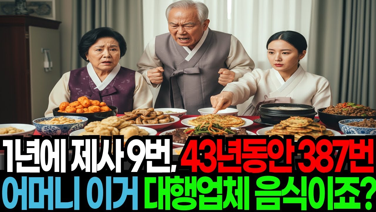 43년 만의 반란 | 387번의 제사를 지낸 시어머니가 처음으로 거부했습니다
