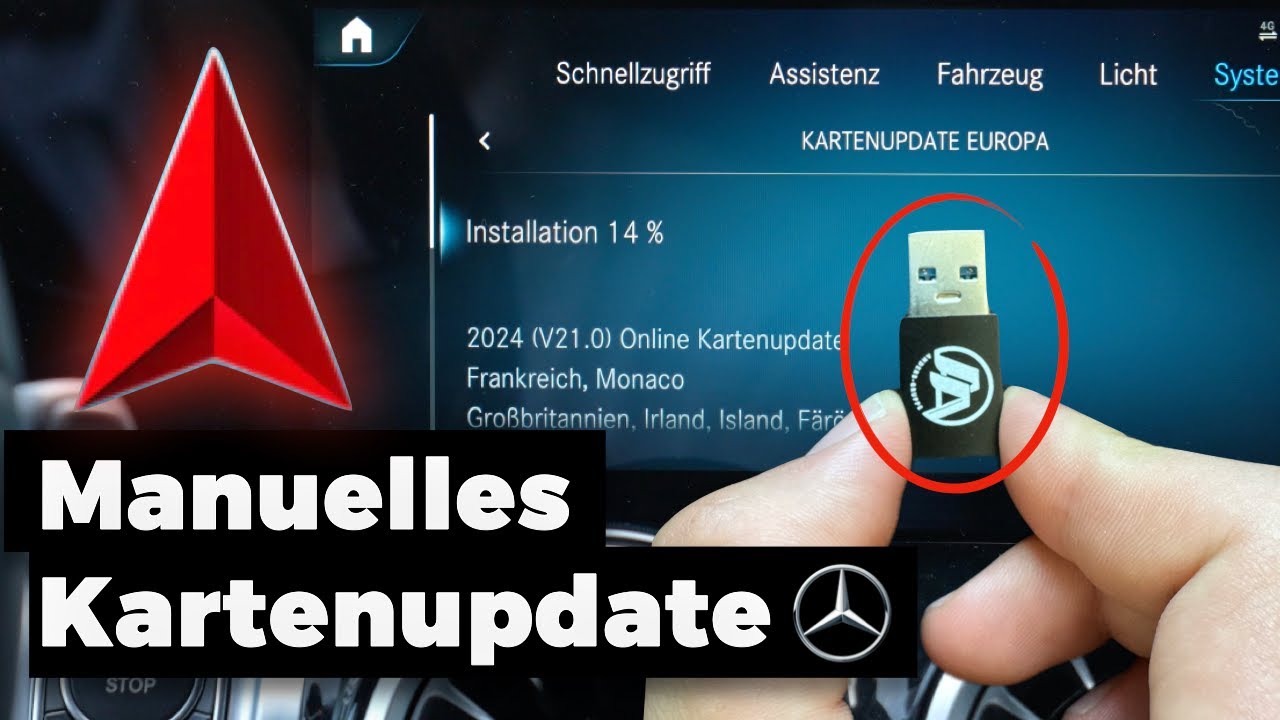 Navi auf den neusten Stand bringen! I Mercedes Kartenupdate Schritt f&uuml;r Schritt I 2024