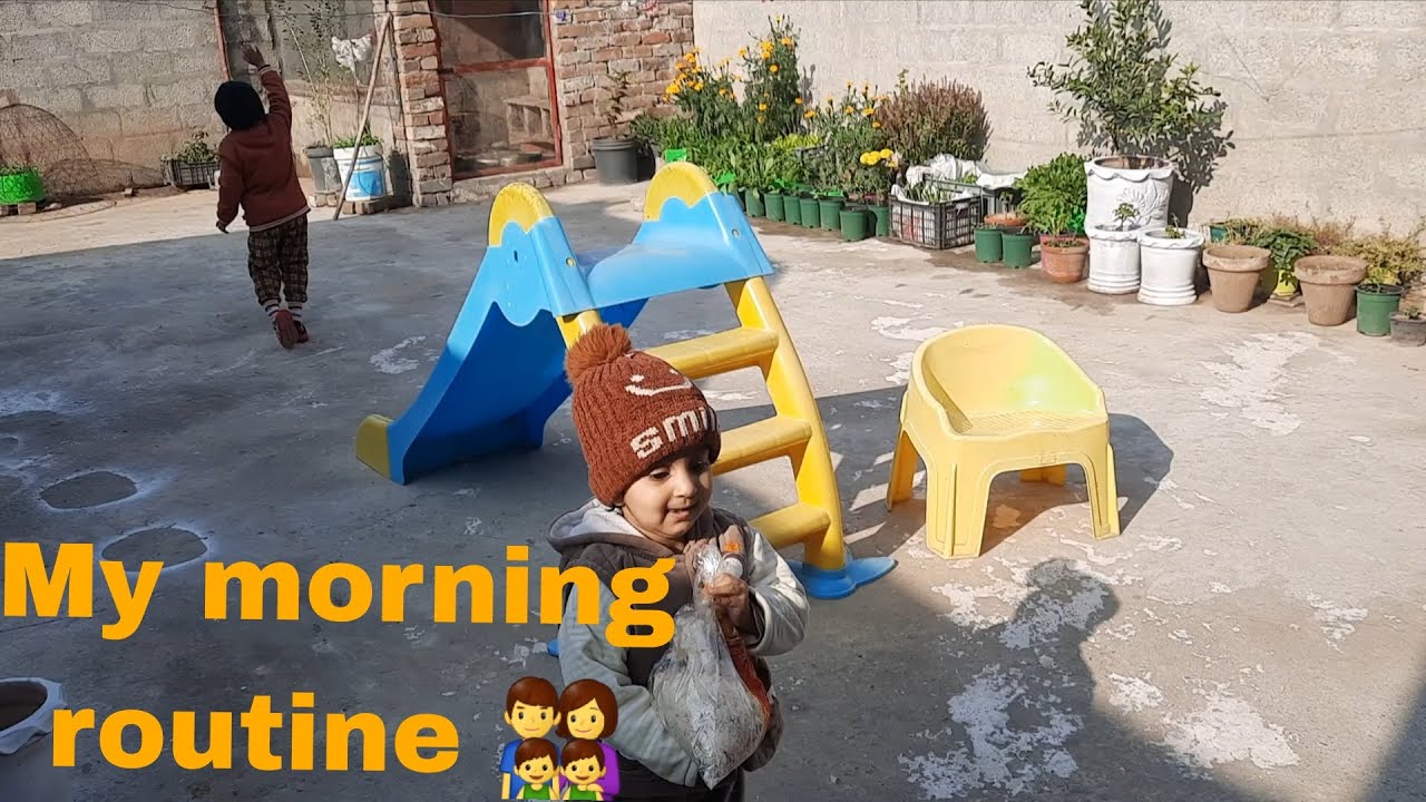 Ghar ki Sabzi ka apna He maze hai🥬🥬My morning routine 👨‍👩‍👦‍👦 🥰