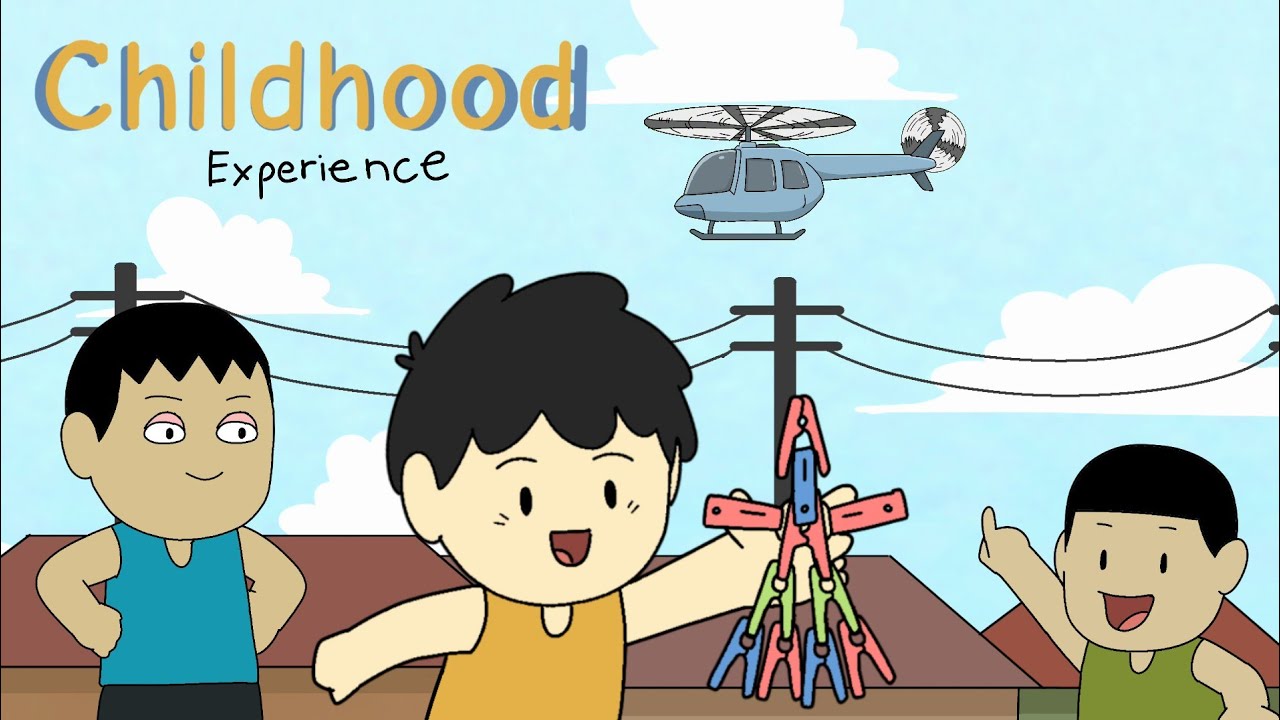 CHILDHOOD EXPERIENCE:Mga Gawain Ng mga Bata | Pinoy Animation