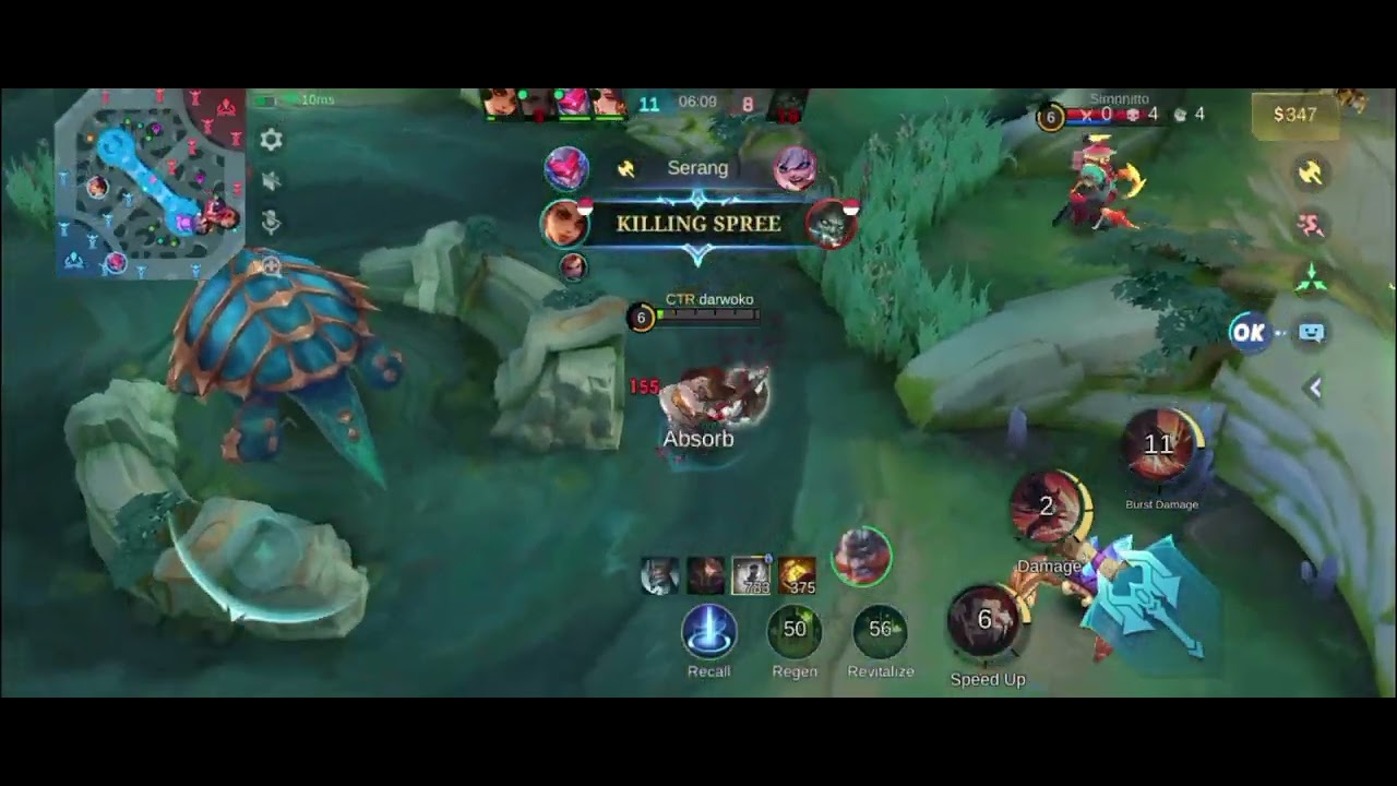 Gameplay Hilda roam