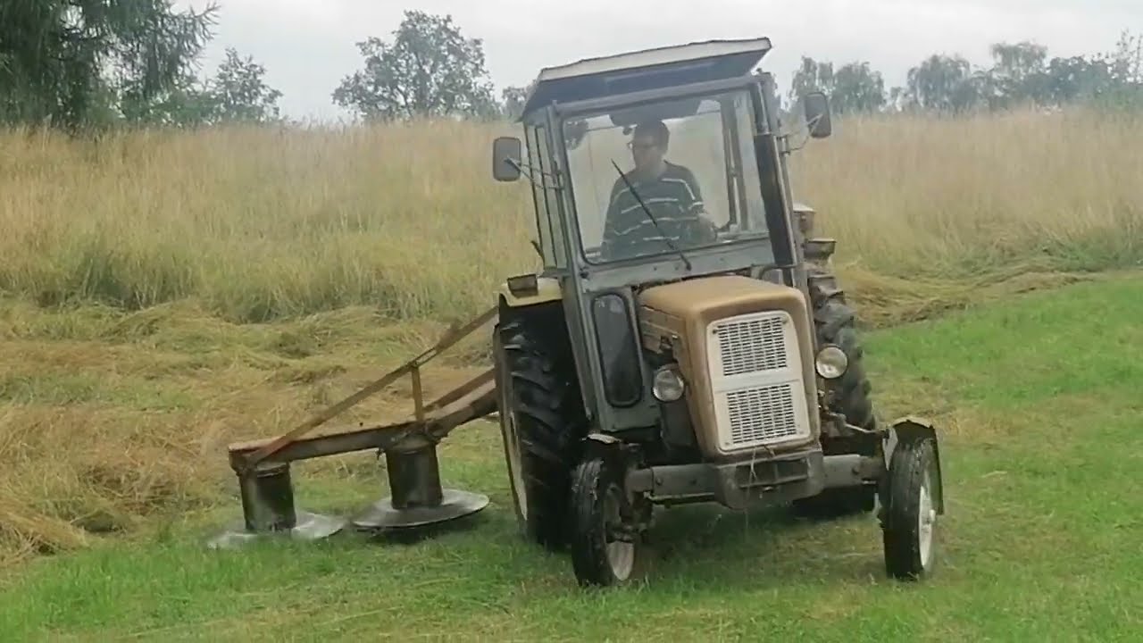 Ursus C-360 3P i kosiarka rotacyjna
