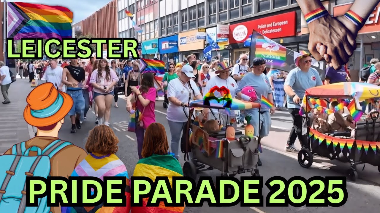 GAY PRIDE PARADE LEICESTER 2025 | LGBT Pride In Leicester |