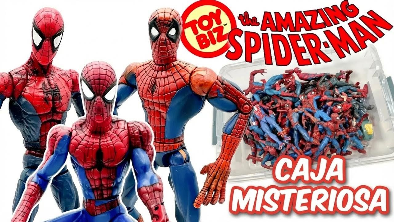 ¡Clásicos de SPIDER-MAN! Caja Misteriosa de Figuras de Acción de Toy Biz
