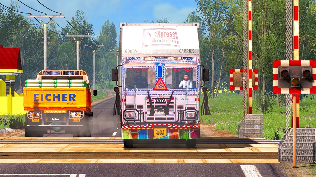 TATA 1615 Container | Goods Carrier Truck | Truck Simulator Game