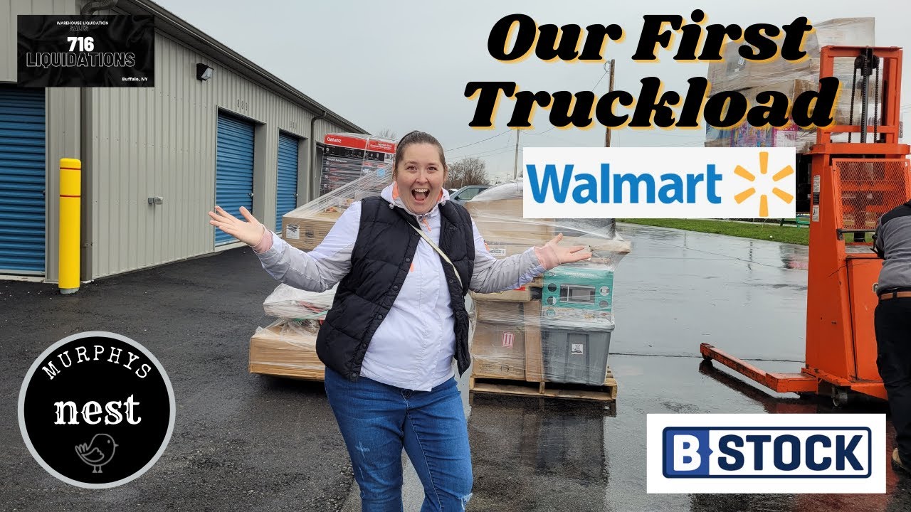 Our First Truckload of WM Liquidation Pallets