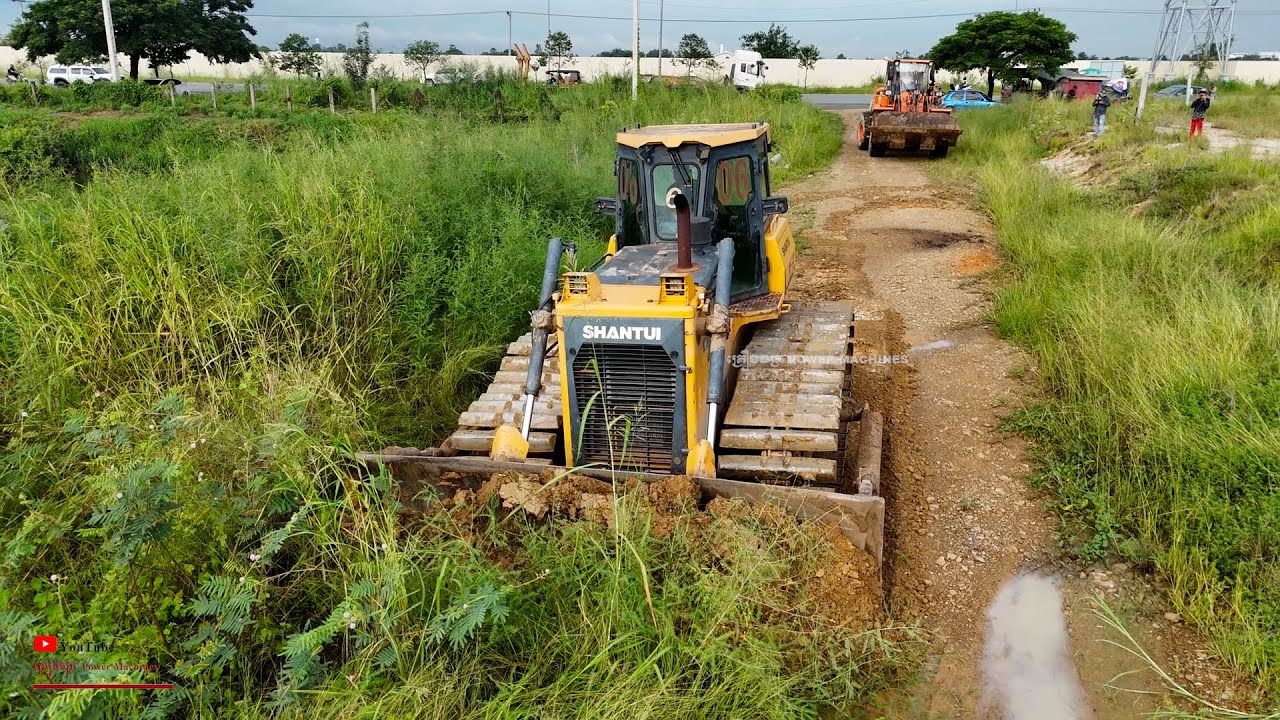 Amazing Just Starting Project Dozer Trimming Plows Cutter On Road And ClearLand & Skill Operator​