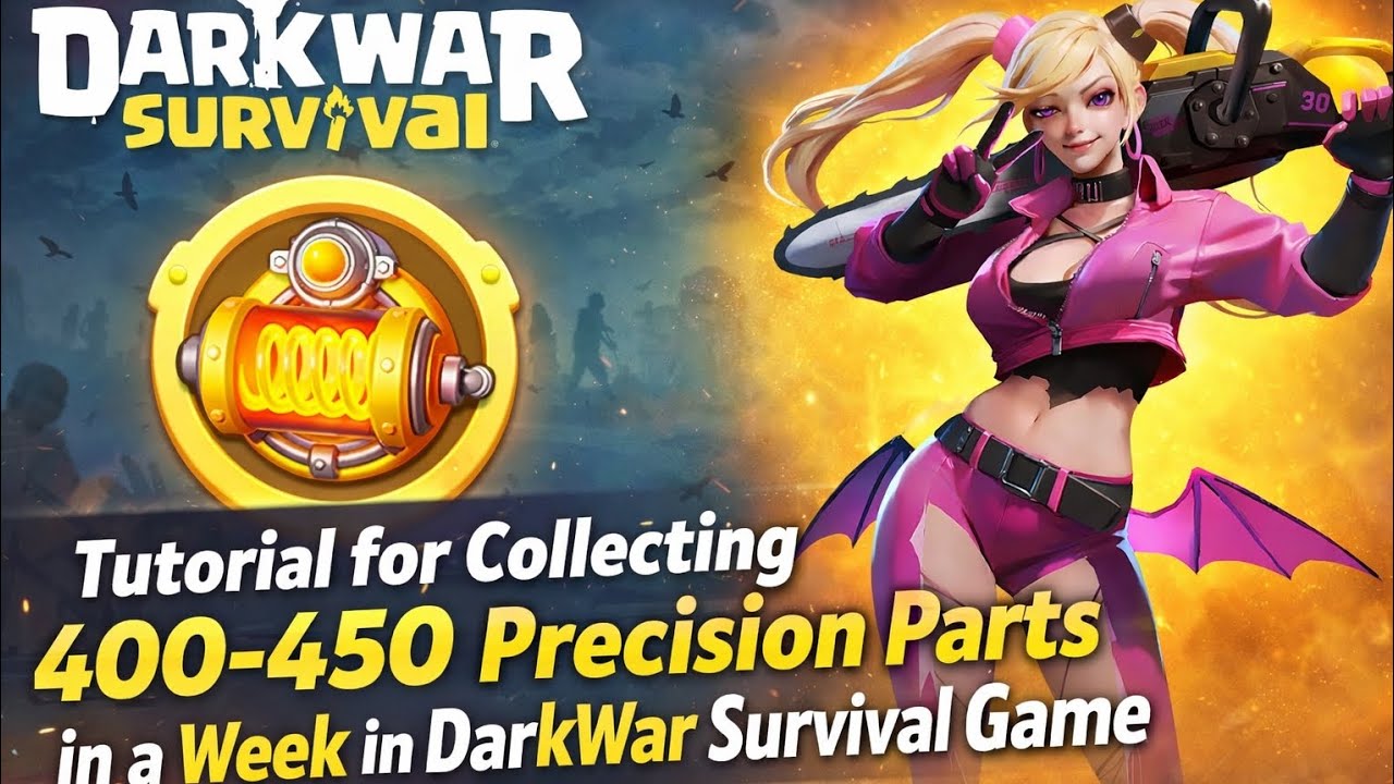 How to Collect 400-450 Precision Parts in the DarkWar Survival #darkwarsurvival #android 