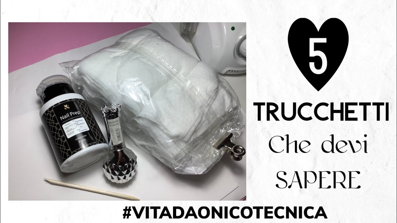 5 TRUCCHETTI CHE DEVI SAPERE| VITA DA ONICOTECNICA| PANNO ASPIRATORE TRUCCO FOIL ecc|Makolina95|