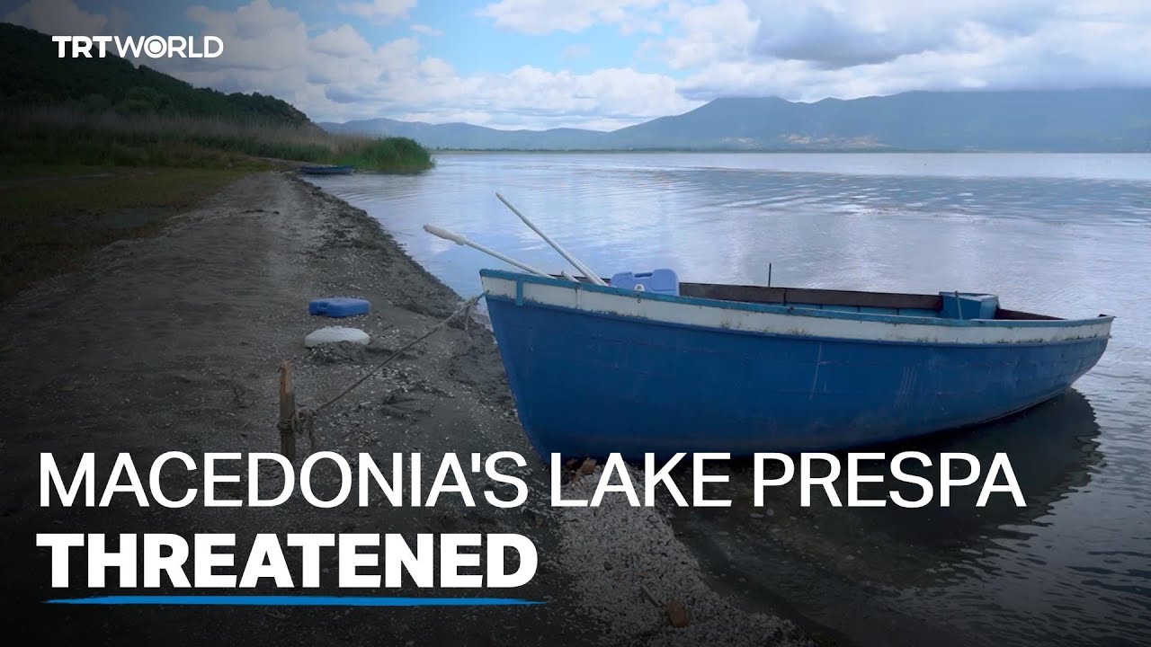 North Macedonia's Lake Prespa shrinking