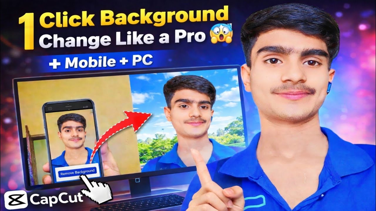 1 Click 👆Background Change 😱Like a Pro 😱 | Mobile + PC ||