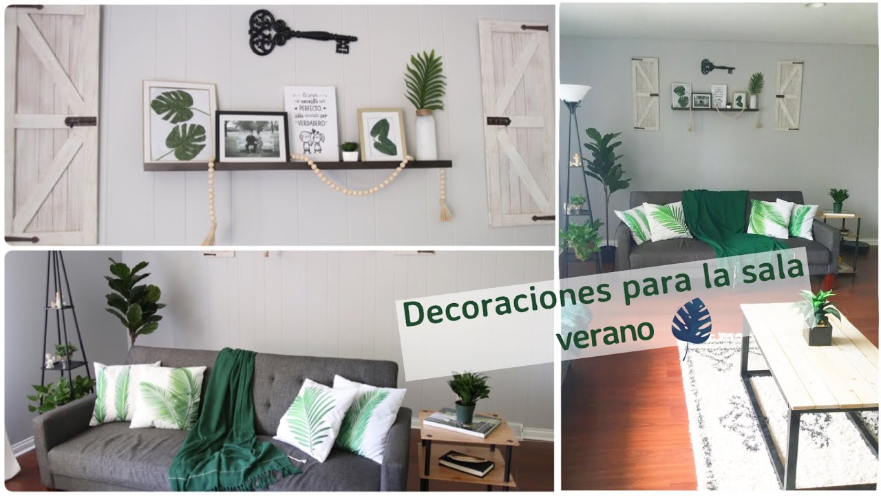 Ideas de Como decorar tu sala en verano | Decoraciones para tu hogar | verano 2020