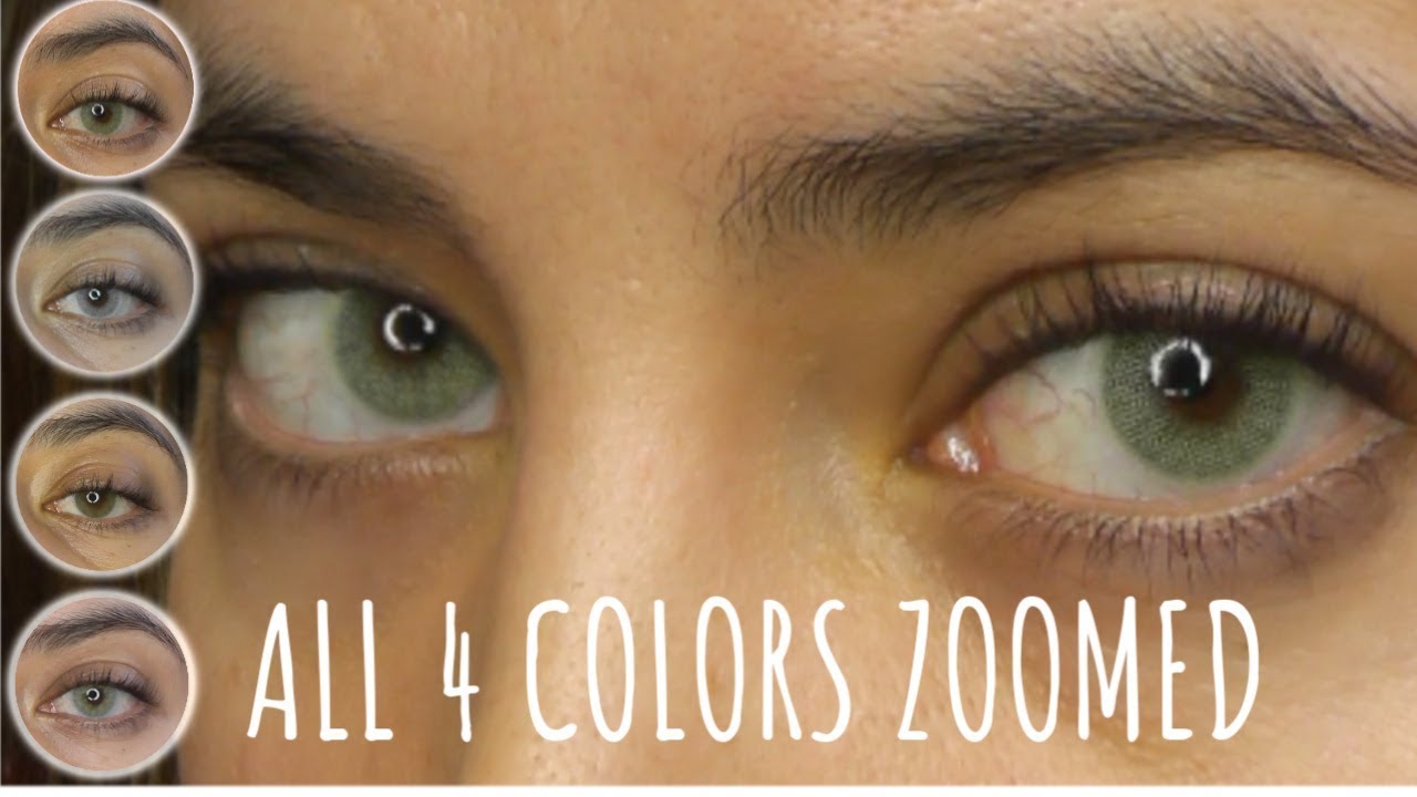 Solotica Hidrocor Rio Collection on Brown Eyes *ZOOMED!*