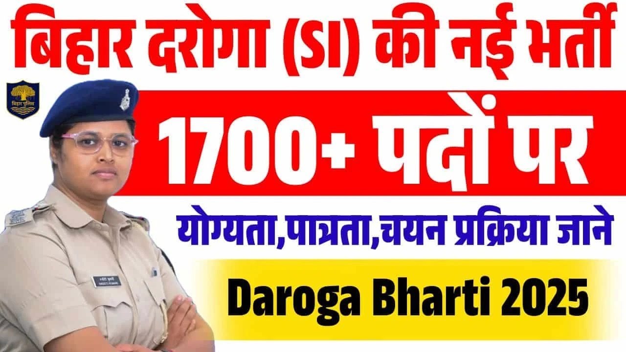 Bihar Police SI New Vacancy 2025 | Bihar Sub Inspector Recruitment: Qualifications, Eligibility...