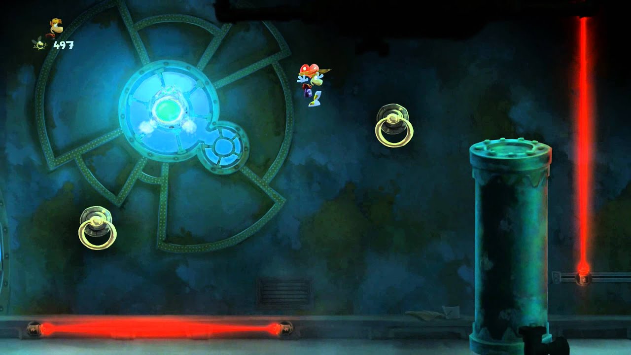 Rayman Legends - Walkthrough Part 39 - Mansion of the Deep ( All Teensies - Wii U )