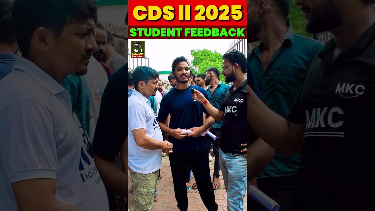 How Was CDS 2 2025 Exam? | Shift 1- Students&rsquo; Feedback from Exam Centre 📝 #cds22025