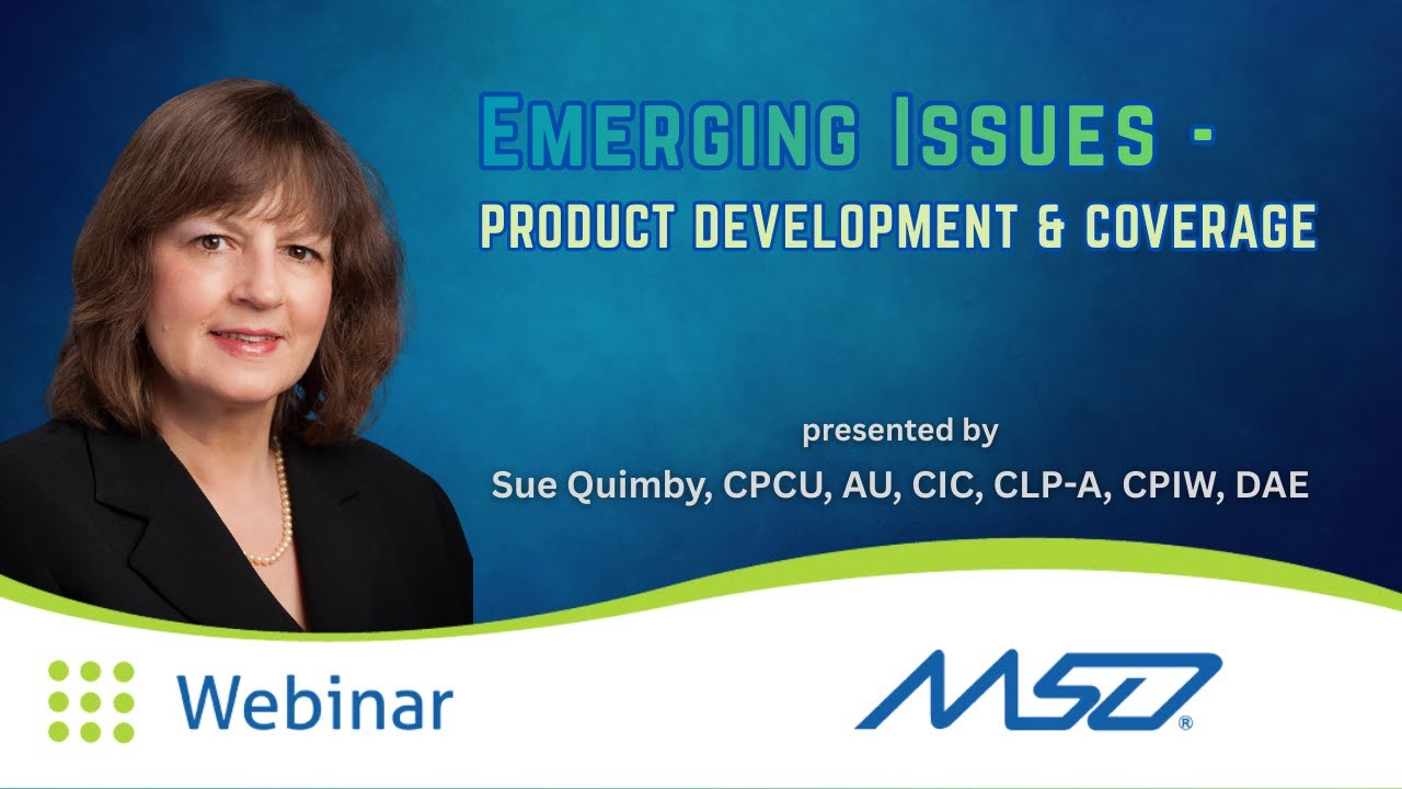 Emerging Insurance Issues 2025: Product Development, AI & Cyber Trends | MSO, Inc. 2025