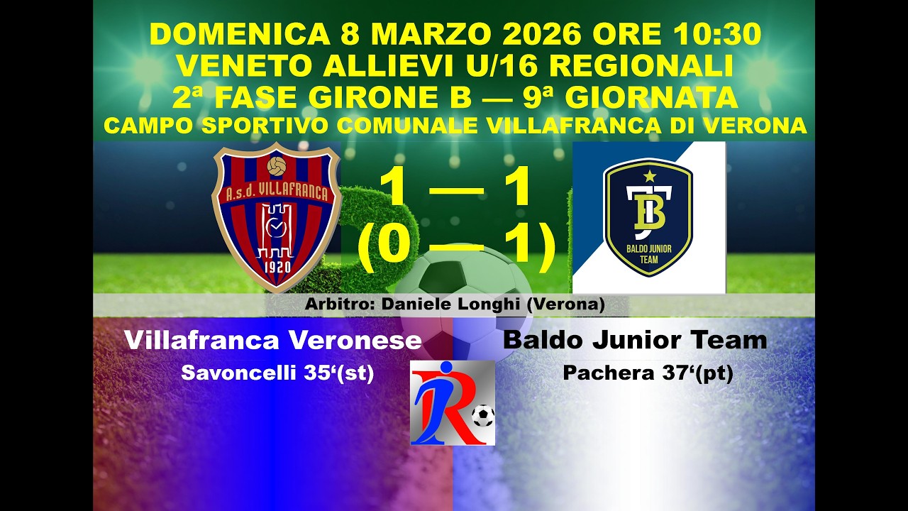 2026/03/08 ⚪Villafranca Veronese - 🔵Baldo Junior Team