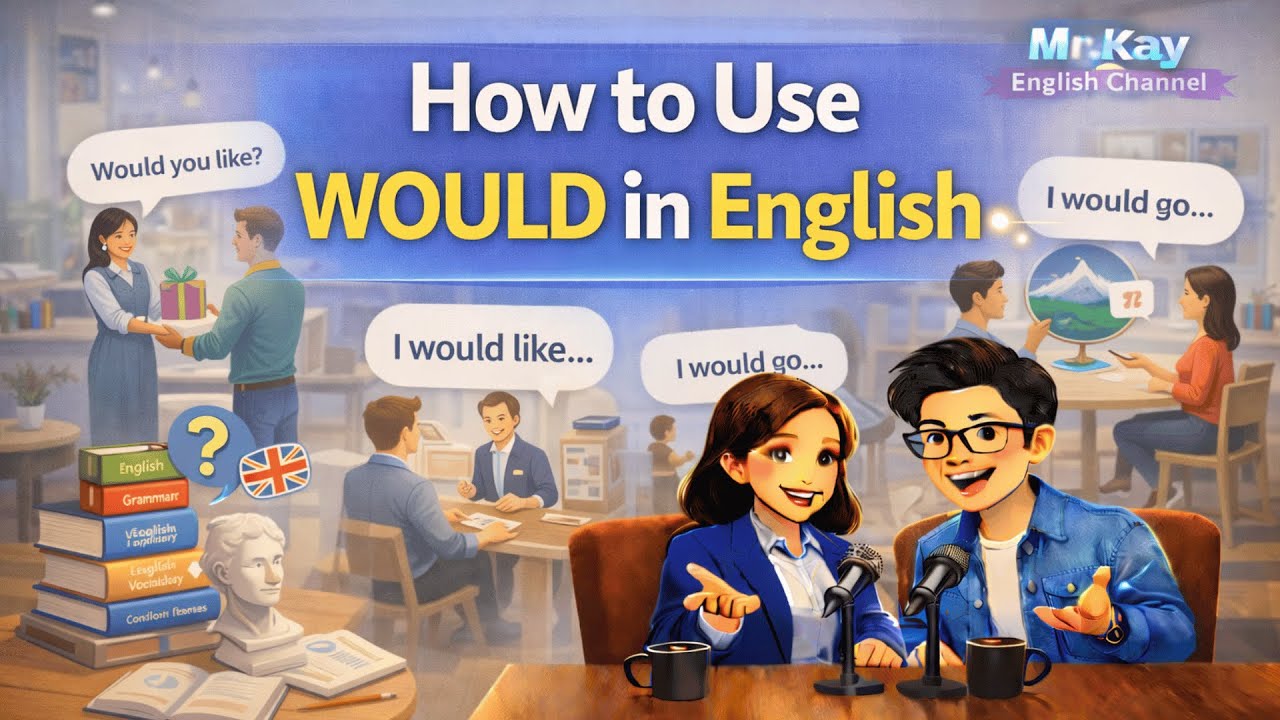 How to Use WOULD in English | Learn to speak English daily