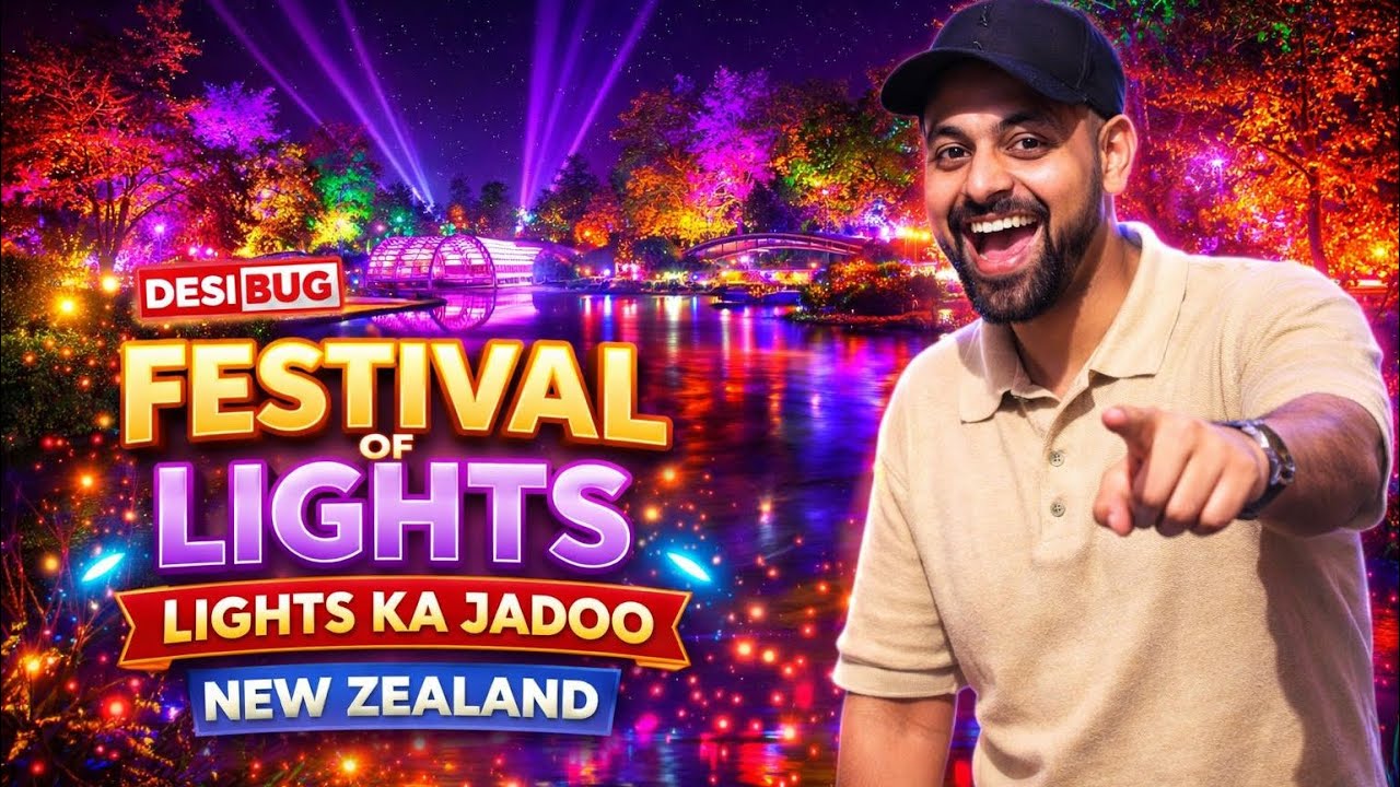 Festival of Lights New zealand 🇳🇿 | India Se Alag Experience | Hindi Vlog