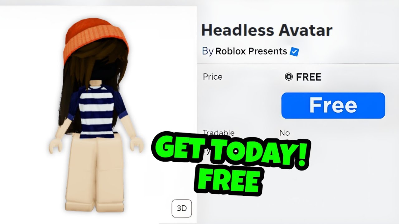 GET THIS HEADLESS AVATAR FOR FREE! 🤩