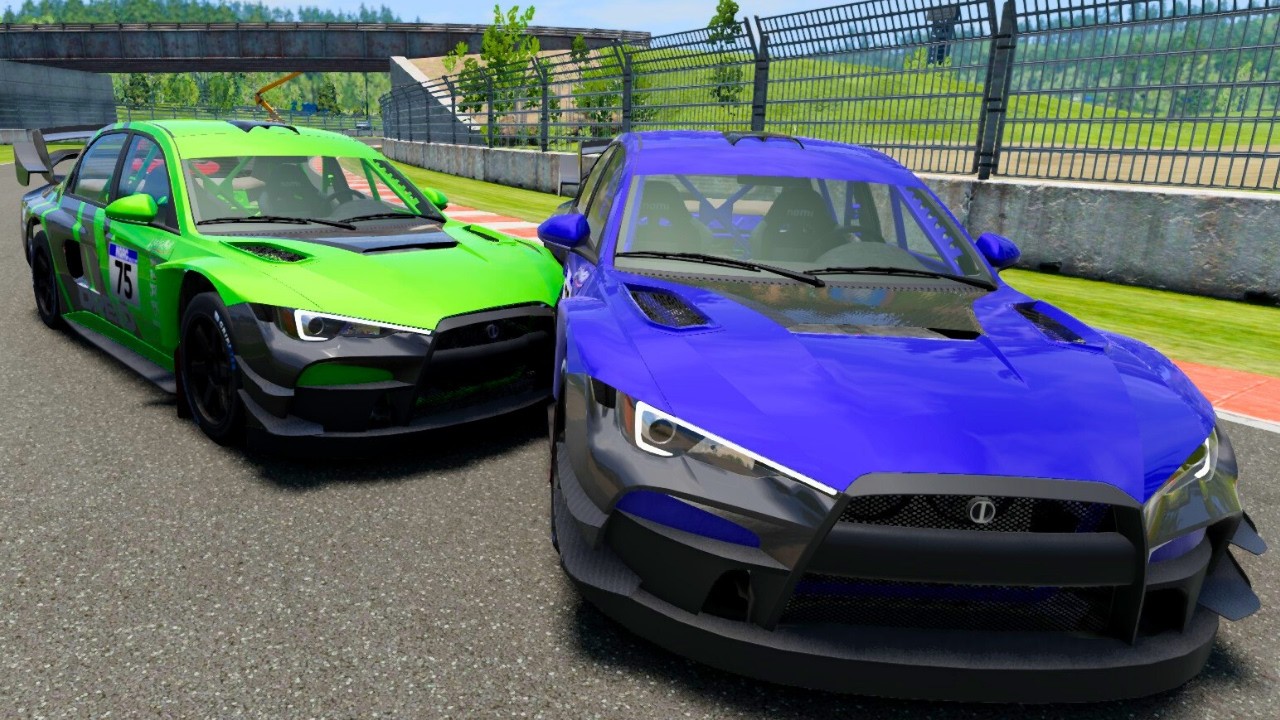 Realistic Racing Car Crashes / Loss of Control #3 BeamNG.drive