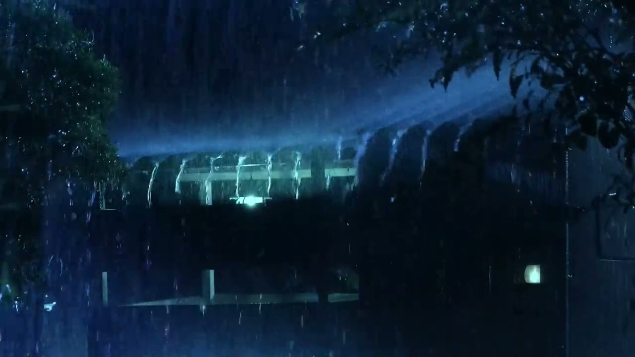 Heavy Rain on a Tin Roof | Forest Rain and Gentle Thunder for Deep Sleep