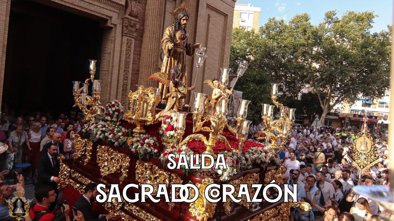 [4K] SALIDA SAGRADO CORAZÓN 2023 | Virgen de los Reyes | Desde Triana