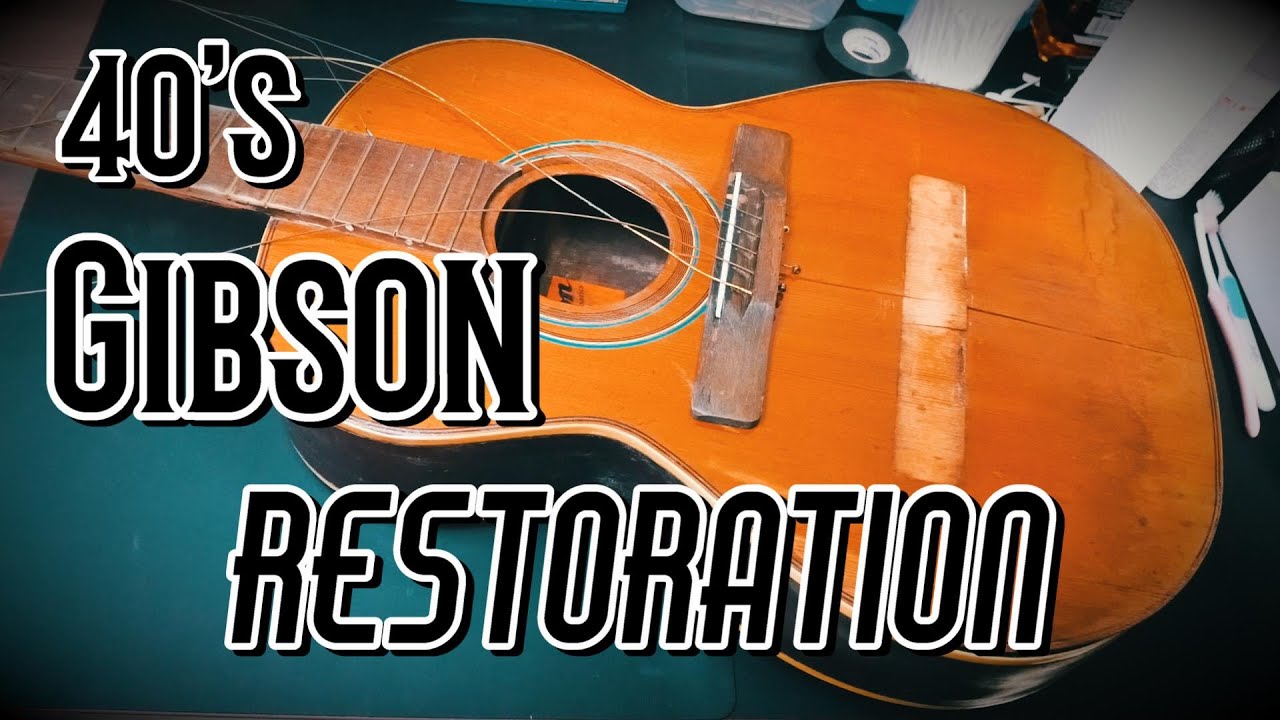 40's Gibson Guitar restoration