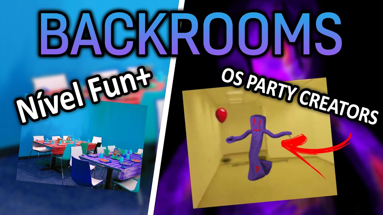 Nível Fun+ | Party Creators - Backrooms Explicado