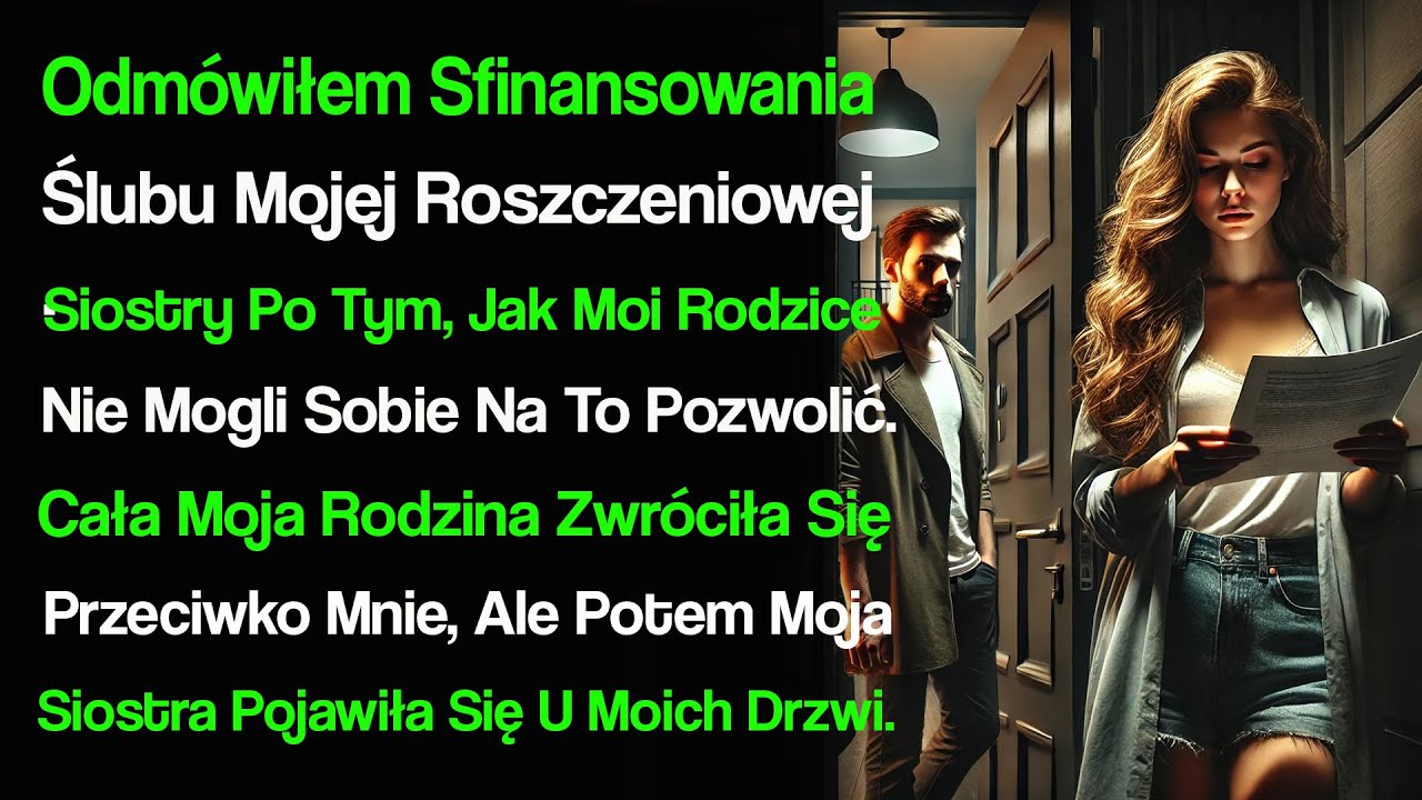 Reddit  Polska - Odmówiłem Sfinansowania Ślubu Mojej Roszczeniowej Siostry Po Tym, Jak Moi...