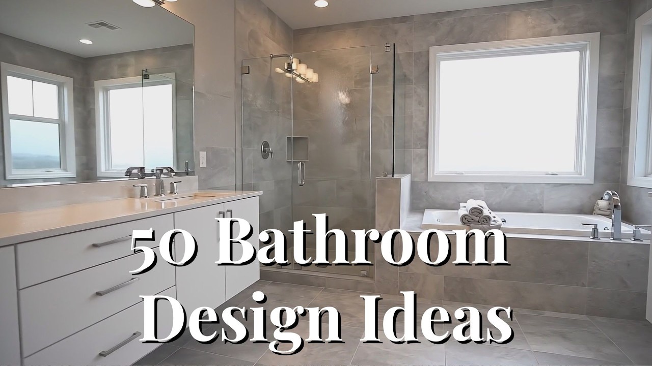 50 Bathroom Design Ideas for Modern Homes | Luxury & Minimalist Styles