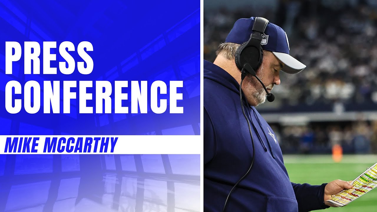 Head Coach Mike McCarthy Postgame: Wild Card | #GBvsDAL | Dallas Cowboys 2023