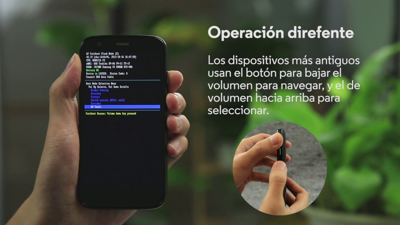 Hazlo tú mismo- Usando el menú Fastboot